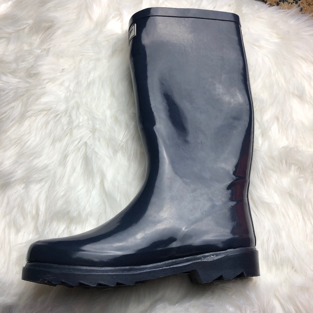 Forever Young Women's Navy Rain Boots Size 6 NEW!